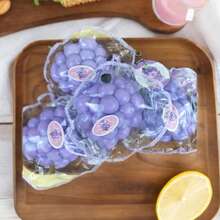 Premium Stitched Grape Squeeze Toy Features A Vivid And Unique Simulated Fruit Design With Soft, Supple And Delicate Texture. Random Squeezing Helps Soothe Mood And Relieve Physical And Mental Stress. Exquisitely Crafted For Long-Term Use, It Boasts An Attractive And Timeless Appearance. It Can Serve As A Desktop Ornament Or Portable Accessory With Great Style, Perfect For Personal Relaxation And Delicate Holiday Gifts. - Multicolor - View 8