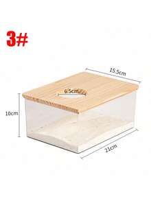 仓鼠沙浴淋浴箱桑拿房亚克力挖沙容器小型动物浴室厕所仓鼠刺猬松鼠 - 無色 - 查看 9