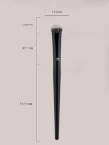 1pc 93# Piano Lacquer Thickened Aluminum Tube Cream Blush Brush, Angled Blush Makeup Brush, Liquid Blush Makeup Tool,Giveaways - Multicolor - View 11