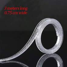 1 Roll 3 Meters Multi-Purpose Self-Adhesive Caulk Strip, Decorative Trim For Makeup Mirror/Glass Frame, Edging Strip, Available In Black/Colorful Gold/Silver/White, Waterproof & Mildew-Resistant Decorative Strip For Home & Kitchen - Multicolor Length 3 Meters - View 16