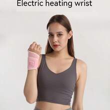 Electric Hand Warmer Wrist Massager, USB-Powered Heating Pad With Adjustable Heating Modes, Wrist Support & Detachable Strap, Portable Warmth For Winter Home Office Outdoor Activities - Pink - View 11