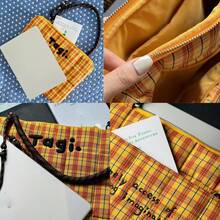 14-16 Inch Laptop Bag, Large-Capacity Plaid Embroidered Tablet Storage Pouch, Multi-Functional Computer & Tablet Organizer Bag - Multicolor - View 8