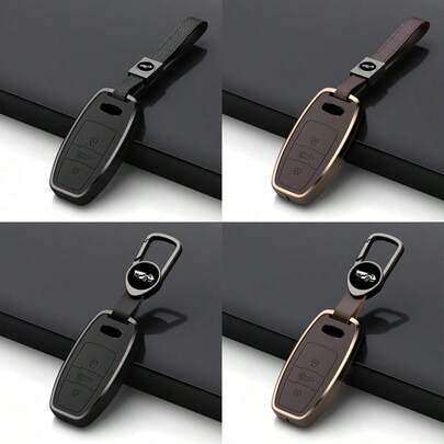 Housse de clé intelligente en TPU convenant aux modèles Audi A1, A3, A4, A5, A6, A7, A8, Quattro, Q3, Q5, Q7 (2009-2015)