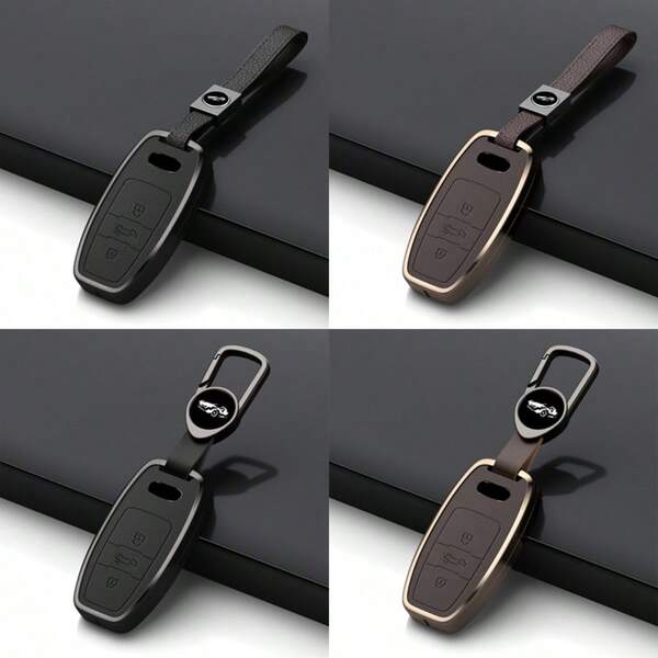 Housse de clé intelligente en TPU convenant aux modèles Audi A1, A3, A4, A5, A6, A7, A8, Quattro, Q3, Q5, Q7 (2009-2015)