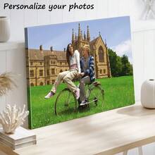 1幅定制大幅帆布海报，可DIY装裱或无框，将您的照片印制在帆布上，作为创意礼物，墙面装饰画，帆布印刷品，帆布海报，帆布墙面装饰，海报印刷品。它是送给女朋友/男朋友、家人、儿子、女儿、学生、宠物、家居、生日、婚礼和其他场合的完美礼物。 - 彩色 - 查看 4