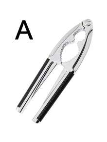 1pc Stainless Steel Nut Cracker, Thickened Clamp, Almond/Walnut/Pine Nut Crusher, Nutshell Opener, Plier Tool - Multicolor - View 12