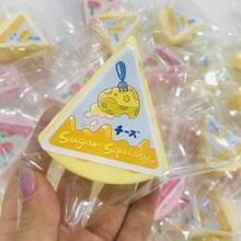 1pc Dual-Color Cheese Squeeze Toy, Slow Rebound Anti-Stress Toy, Creative Squeezing Prop For Teens, Super Soft Squeeze, Holiday Gift, Birthday Present (Packaging Scheme Varies By Batch)
