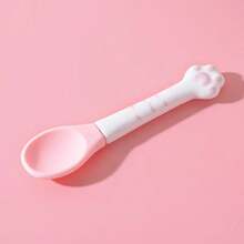 1个卡通陶瓷勺，猫粮勺，可爱硅胶猫咪喂食勺，宠物湿粮分配器，萌猫造型勺，可用于喂食罐装猫粮 - 500ml - 查看 11