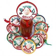 DOne Dozen Pk Mexico Party Favors - Tiny Sombrero Hats Mini For Bottles Mexican Decorations Viva Hat Mexicas For Fiesta Straw Decoraciones-Cupcake Toppers Cinco De Mayo Plies - As Pic - View 1