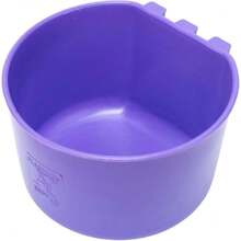 Comederos y Bebederos Jaula de 1.2 L Morado para Aves, Pericos, Gallos y Pájaros, Kit de 5 Piezas. para Alimento Húmedo, Seco, Semillas y Alpiste. Dispensador y Alimentador para Jaula.,38263410 - Multicolor - Ver 1