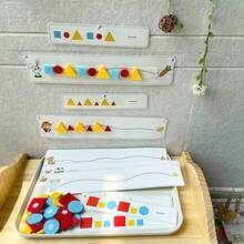 qixi 1 Peça Brinquedo de Pedras de Classificação Coloridas, Brinquedo Educativo de Construção de Caminhos para Crianças, Ferramenta de Aprendizagem Pré-Escolar e Fundamental, Material de Papel - Multicolorido - Visão 6