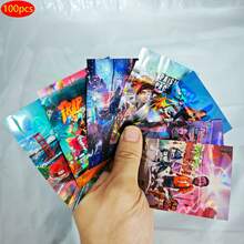 100 Túi Mylar khóa kéo kín mùi, có thể đóng mở lại, túi nhựa cầu vồng hologram laser, túi mini 1g bằng giấy bạc chống thấm nước có cửa sổ trong suốt, túi đựng quà tặng ngày lễ, túi đựng kẹo dẻo. - Nhiều màu - Xem 7