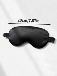 1pc/2pcs/3pcs/5pcs/10pcs/15pcs Mulberry Silk Sleep Eye Mask, Sleep Aid Eye Mask, Suitable For Blocking Light During Sleep, Helps You Sleep Soundly All Night, Ideal For Travel And Napping (Black) - Black - View 6