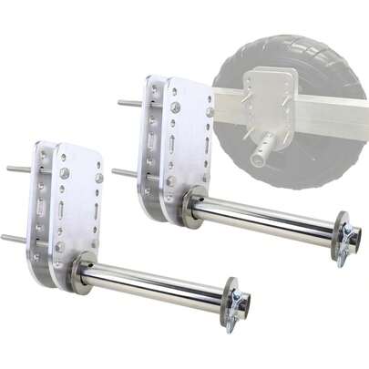 Boat Lift Wheel Kit, Adjustable Boat Lift Wheel Bracket Fit For Most Boat Lifts (Wheels Not Included)