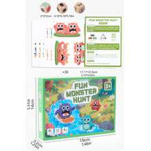 儿童趣味捉怪兽幼儿幼儿园早教反应训练亲子互动益智玩具 - 彩色 - 查看 12