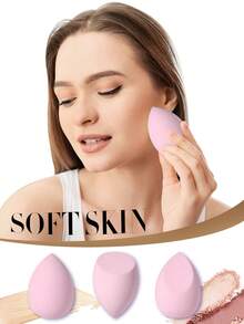 43PCS Makeup Tools Set Including:20PCS Makeup Brush Set+1pc Multi-Functional Zipper Toiletryand Cosmetic Bag Waterproof+3PCS Circular Powder Puffs+3PCS Triangle Powder Puffs+1PCSMakeup Brush Cleaning Tools+6PCS Mini Air Cushion Powder Puffs+6PCS Mini MakeupSponges+3PCS Makeup Sponges,All-In-One & Beginner-Friendly|Travel-Ready & Gift-Ready |Perfect For Newbies/Her - Multicolor - View 10