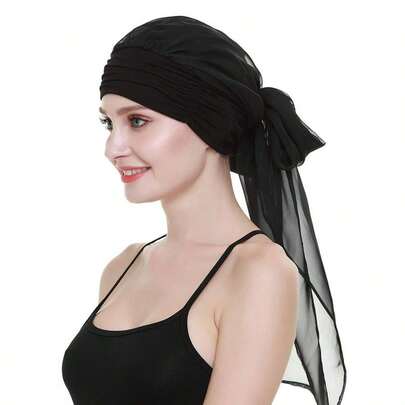 Headwear Turbans For Women Long Hair Head Scarf Headwraps Cancer Hat