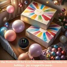 Portable Mini Waterproof Bluetooth Shower Speaker With LED Light, Suction Cup Wireless Speaker With Built-In Microphone, Loud Bass Tech Gift For Boyfriend, Perfect For Valentine's Day - màu đen - Xem 7