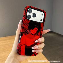 [Enviado desde México]Funda para teléfono - Esta funda impresa de chica anime roja de 1 pieza presenta un diseño de PC mate esmerilado de doble capa que es elegante y popular.Ofrece un agarre antideslizante y es resistente a caídas.El diseño de doble capa proporciona una excelente protección y es C. - Blanco - Ver 6