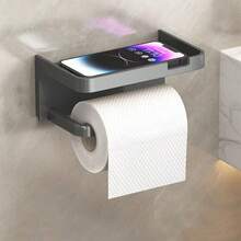 1pc Bathroom Wall-Mounted Tissue Box, Toilet Paper Holder, Washroom Facial Tissue Dispenser