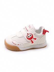 Toddler Anti-Slip Soft Bottom Breathable Sneakers For Baby Boys And Girls, Spring/Autumn - Red - View 5