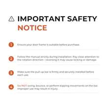 CYPNSportneer Barra de dominadas para puerta barra de barbilla sin tornillos marco de puerta barra de entrenamiento para empujar hacia arribaFashion - 221216384 - Ver 8