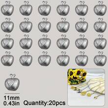 10/20pcs Stainless Steel Hollow Pendants, Assorted Styles, For DIY Jewelry Making, Beading Craft Supplies - DIY - View 12