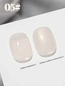 Sơn móng tay dạng gel Miss Leia 15ml mùa Xuân/Hè, màu trắng sữa trong suốt, mới, dễ phối đồ, làm trắng móng, màu đỏ, tím, xanh dương, trà sữa. Có thể phủ thêm lớp gel nhũ vàng ánh kim lấp lánh. Sơn gel làm trắng móng phổ biến, dành cho người mới bắt đầu, dùng được với đèn UV LED, có thể ngâm, bán vĩnh cửu, thích hợp cho salon làm móng, bộ dụng cụ làm móng tại nhà, quà tặng cho phái nữ. - Nhiều màu - Xem 12