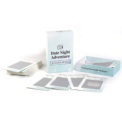 Datenight Adventure Card Game, All-English, For Family Gathering, Support Dropshipping, Creative