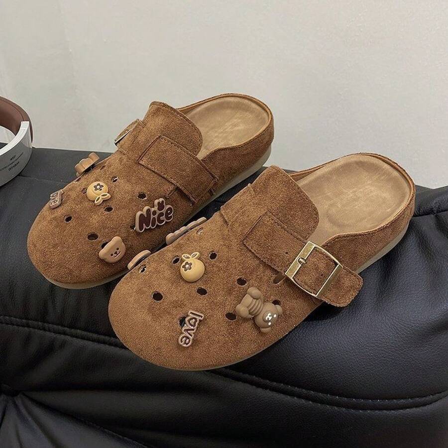 Home Slippers - Brown - View 1