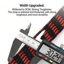 1pc 2m Heavy Duty Black Elastic Tie Down Strap, Industrial Grade Binding Rope With Rust-Resistant Metal Hooks And Adjustable Buckles, UV/Weather/Tear Resistant, High Load Capacity, Multipurpose For Cargo, Tents, Bicycles, Kayaks, Furniture, Camping, Travel, Transportation, Garage, Outdoor - Multicolor - View 9