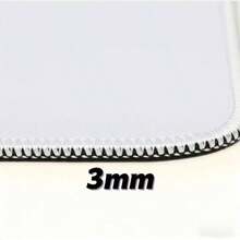 マウスパッド 2個 防水 耐久性が良い 滑り止めゴム底 ゲーミングなど適用 260x210x3mm ホワイト - 2パック ホワイト - チェックする 4