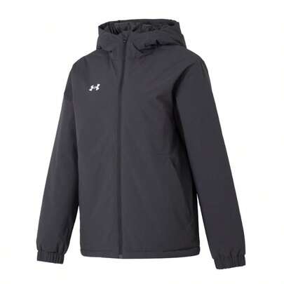 Under Armour 男女通用棉质羽绒服，舒适保暖，日常穿着轻便连帽外套，适合休闲和旅行。