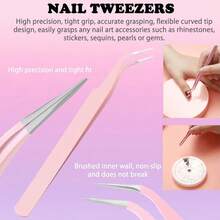 31Pcs Nail Art Tools Set, Nail Art Brushes, Resin Nail Art Palette, Dotting Pen Tools, Nail Art Liner Brushes, For Nail Design Painting - Multicolor - View 5