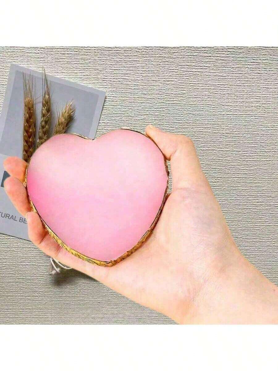 Nail Palette Agate Imitation Nail Blend Palette Nail Polish Color Blend Board Gold Edged Nail Holder Display Board Heart Shaped Cosmetic Blend Tool - 白色 - 查看 1