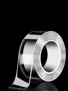 3 Meters Long, Single Pack, Heavy Duty Residue-Free Double-Sided Tape, Multi-Scene Applicable, Can Be Cut - Transparent - View 5