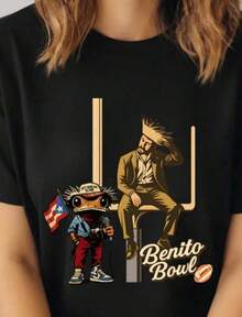 Benito Bowl Shirt, Puerto Rico Coqui Frog Tee, Football Fan Gift, Bunny Super Sweatshirt, Super 2026, Bunny Super Shirt2026 - màu đen - Xem 1