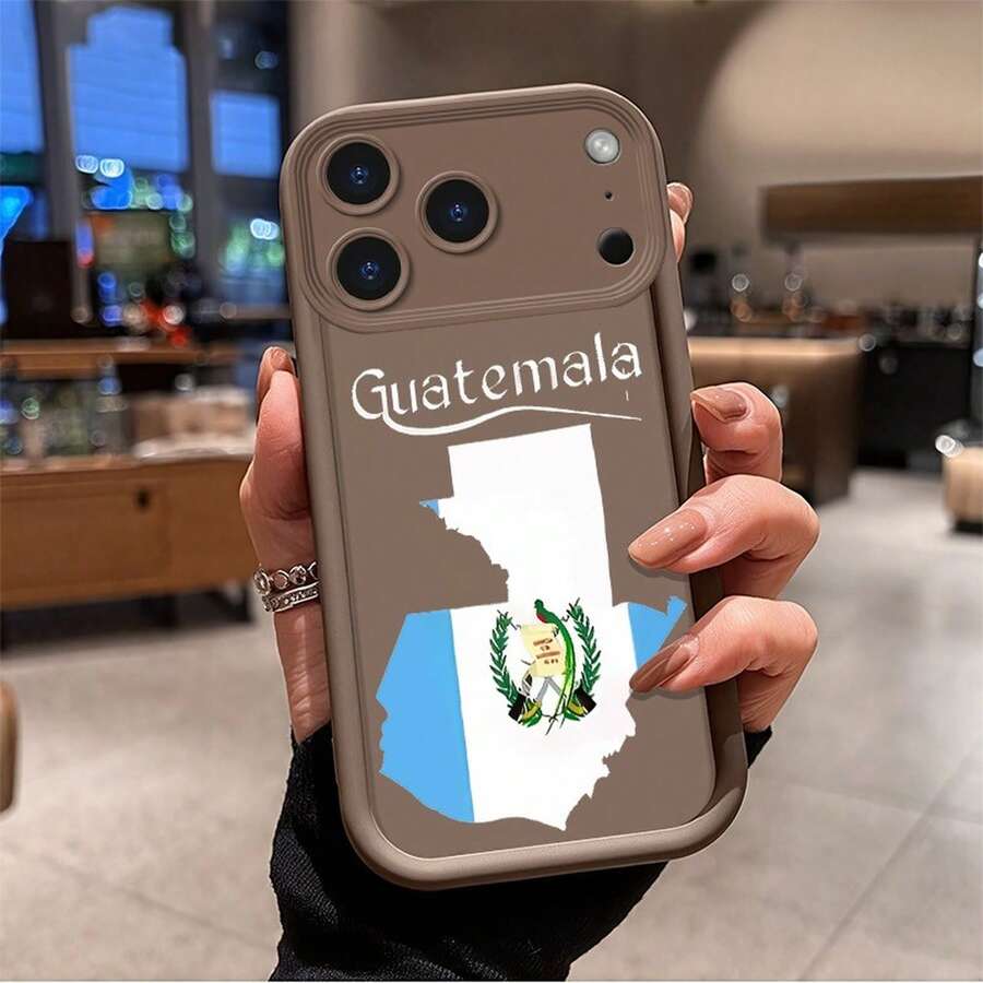 Guatemala phone case suitable for  S21 S22 S23 S24 S25 Ultra Plus S23 S24 FE A03CORE A03S A04E A04 A05 A05S A06 A12 A13 4G 5G A13 A15 A16 A23 A24 A25 A32 A35 A54 S20FE S20PLUS S20ULTRA S20 S21FE A34Tpu silicone all inclusive protection anti slip and anti fall soft case - SKU2-Guatemala - Ver 1