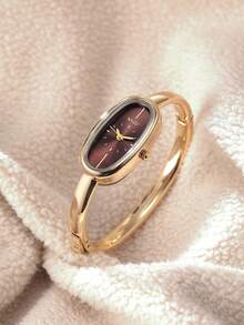 1pc Women's Business Classic Roman Numeral Quartz Watch, Suitable For Daily Wear