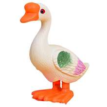 1 Peça Brinquedo de Ganso Branco Grande de Corda 2026 - Brinquedo Realista de Cisne Saltitante - Brinquedo de Corda que Pode Correr, Adequado como Presente para Amigos, Coleção, Feriados, Aniversários - Multicolorido - Visão 7