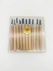 1 Set Steel & Wood Carving Tools, Handmade Woodworking Sculpture Carving Knives With Storage Box - Multicolor - View 11