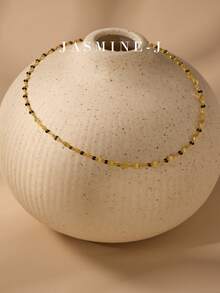 1pc S925 Sterling Silver Lip Chain Necklace, Gold Chain, Stylish And Unique Men's And Women's Necklace, Unisex, Made Of Sterling Silver, Can Be Paired With A Pendant, Simple Chain For Layering, Suitable For Everyday Wear, A Great Gift For Her/Him.