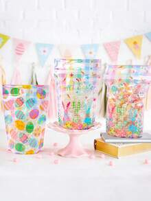 25个复活节快乐立式礼品袋，复活节兔子复活节彩蛋礼品包装袋，复活节派对小礼品袋，复活节装饰品，复活节彩色密封糖果袋，复活节兔子手提袋，手提包，复活节商店购物袋，复活节糖果饼干分装袋，复活节厨房烘焙袋，复活节家居餐桌装饰，复活节房间装饰，复活节礼品袋，派对小礼物