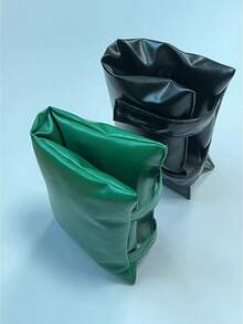 1pc Leather Faucet Freeze Protection Cover, Dust-Proof And Anti-Freeze Heavy Duty Protector, Premium Faucet Freeze Guard, Outdoor Faucet Cover, Winter Faucet Protector - Professional Version, Faucet Insulation Sleeve For Winter, 2 Material Options, High Strength Anti-Freeze Design, Easy Installation And Removal, Protector, Prevent Freezing, Convenient Disassembly For Winter Warmth, Suitable For Damage In Cold Winter - Waterproof Insulated Spigot Cover, Exterior Pipes, Black Design - Multicolor - View 3