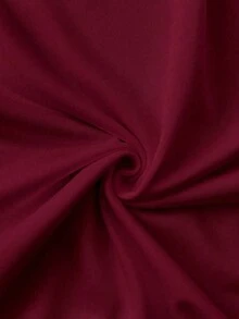 Vintage US Streetwear:Red Quarter-Zip Essential - Red - View 4