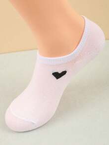 15 Pairs Unisex Heart Pattern Breathable Low-Cut Socks, Fashion Versatile Casual Socks, Invisible Socks, Moisture-Wicking Minimalist Style, Suitable For All Seasons And Occasions - Multicolor - View 9