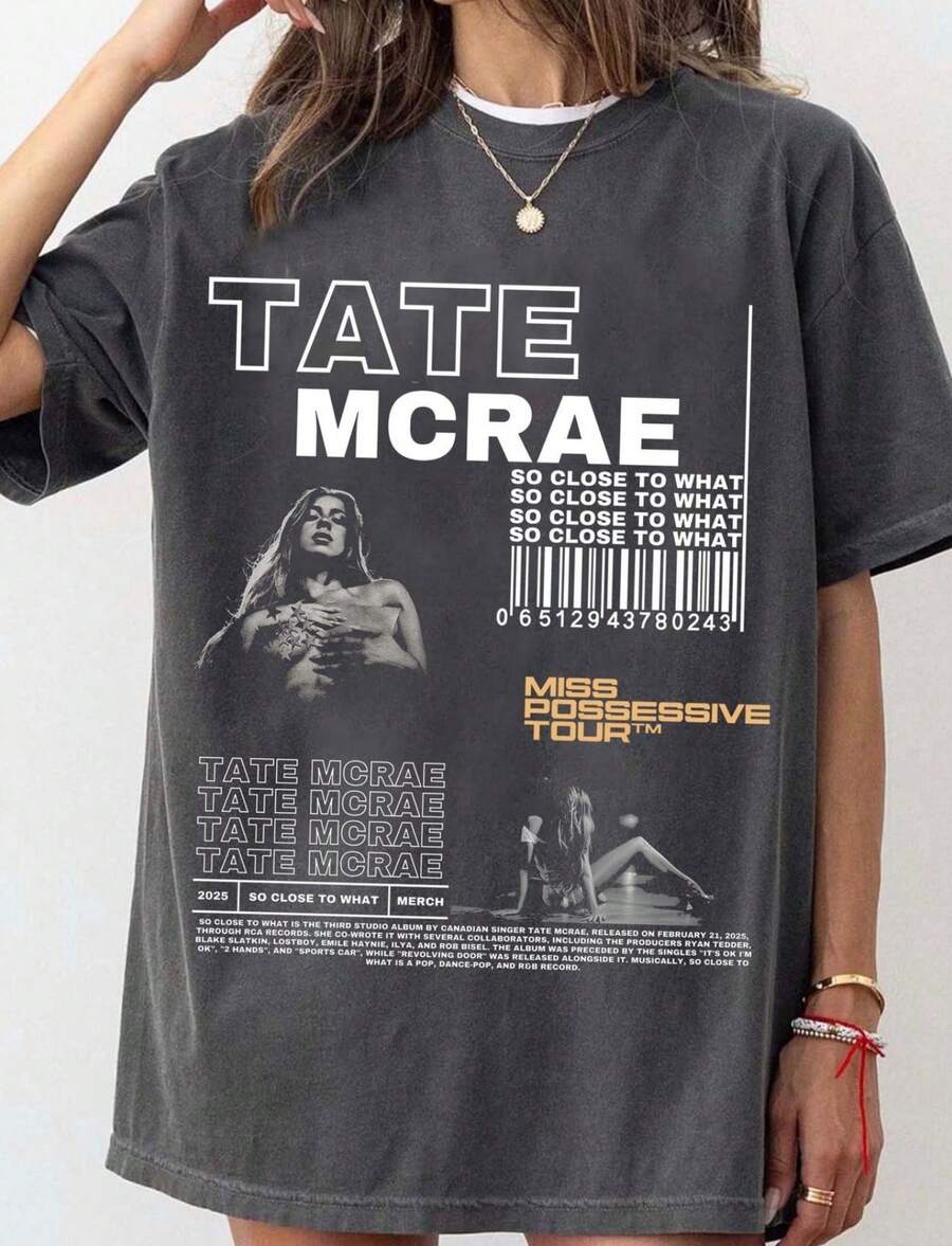 Tate McRae 2026 Concert Tate McRae Miss Pess Tour 2025 Shirt Tate McRae ...