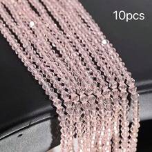 4mm Vibrant Faceted Glass Ball Beads | Sparkling Crystal Loose Beads | DIY Bracelet Necklace Phone Chain Jewelry Making Supplies | Handmade Craft Accessories - Spinel - View 16