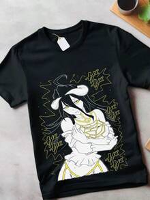 Overlord Ainz-Shirt Ooal Gown Albedo Overlord Anime Manga Gifts Shirt All Size (3) - màu đen - Xem 2