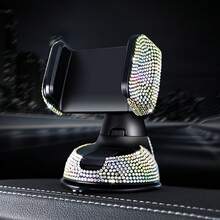 闪亮车载手机支架，360°可调节水钻闪亮仪表盘手机支架，通用水晶手机支架，适用于挡风玻璃出风口，闪亮手机支架 - 燙鑽吸盤手機支架 - 查看 13